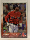 #144 Rusney Castillo Rookie Boston Red Sox 2015 Topps Series One Baseball Card