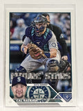 #160 Cal Raleigh Future Stars Seattle Mariners 2023 Topps Series One Baseball Card