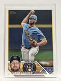 #323 Adrian Houser Milwaukee Brewers 2023 Topps Series One Baseball Card