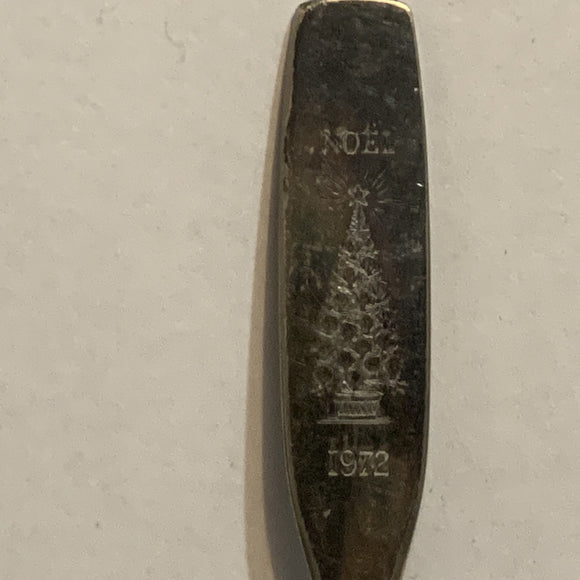 Noel 1972 Christmas Tree Collectable Souvenir Spoon CN