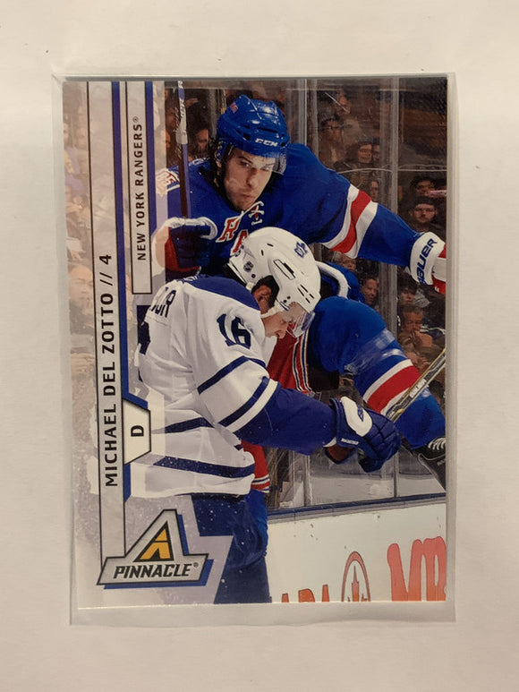 #70 Michael Del Zotto New York Rangers 2011-12 Pinnacle Hockey Card  NHL