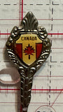Carway Alberta Canada Canadian Flag Souvenir Spoon