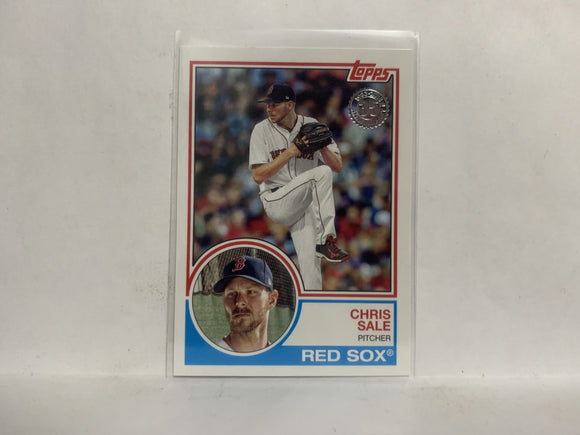 83-93 Chris Sale Boston Red Sox 2018 Topps Series 1 Baseball Card NX