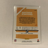 #90 Matthew Stafford Detroit Lions  2019 Donruss Football Card AV