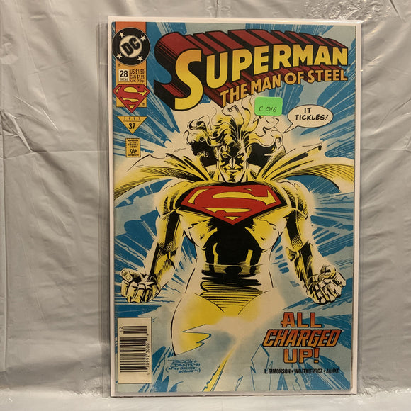 #28 Superman The Man of Steel All Charged Up DC Comics BT 9436