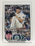 #195 George Kirby Future Stars Seattle Mariners 2023 Topps Series One Baseball Card