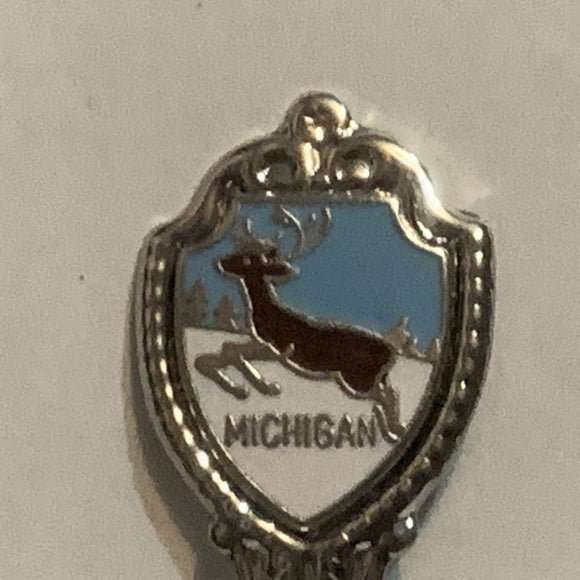 Michigan Deer Collectable Souvenir Spoon CN