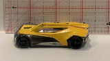 Yellow Split Vision Hot Wheels Toy Diecast Car