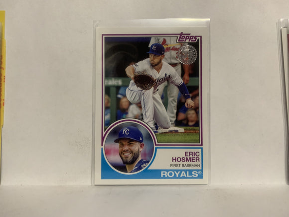 83-91 Eric Hosmer Kansas City Royals 2018 Topps Series 1 Baseball Card NY