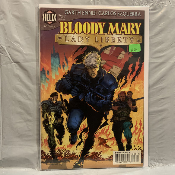 #3 Bloody Mary Lady Liberty  Helix DC Comics BT 9448