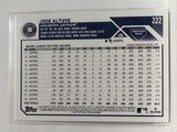 #222 Jose Altuve Houston Astros 2023 Topps Series One Baseball Card