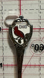 Ohio Cardinal Bird Souvenir Spoon