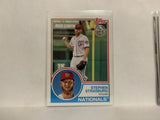 83-36 Stephen Strasbury Washington Nationals 2018 Topps Series 1 Baseball Card NY