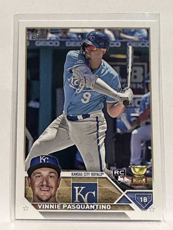 #302 Vinnie Pasquantino Rookie Kansas City Royals 2023 Topps Series One Baseball Card