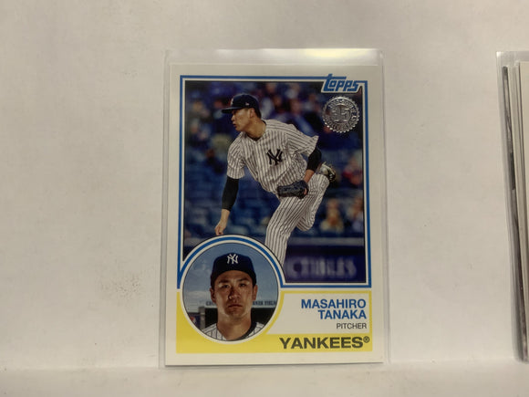 83-78 Masahiro Tanaka New York Yankees 2018 Topps Series 1 Baseball Card NY