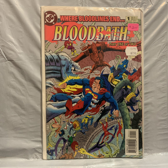#1 Bloodbath Part 1 of 1 Where Bloodlines End DC Comics BT 9458