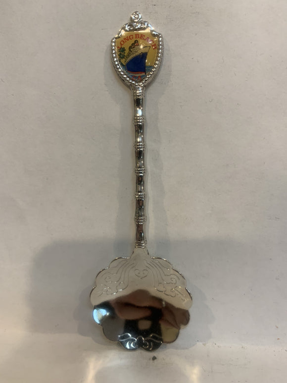 Long Beach California Queen Mary Souvenir Spoon