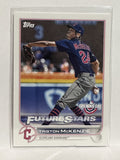 #85 Triston Mckenzie Future Stars Cleveland Guardians 2022 Topps Opening Day Baseball Card