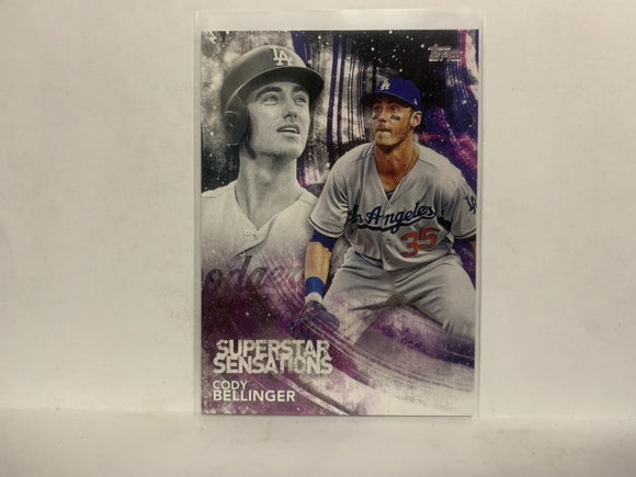 SSS-40 Cody Bellinger Superstar Sensations Los Angeles Dodgers 2018 Topps Series 1 Baseball Card NZ