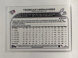 #109 Teoscar Hernandez Toronto Blue Jays 2022 Topps Opening Day Baseball Card