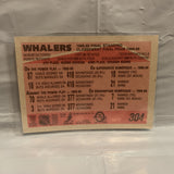 #304 1988-89 Final Standing Hartford Whalers  1989-90 O-Pee-Chee  Hockey Card HA