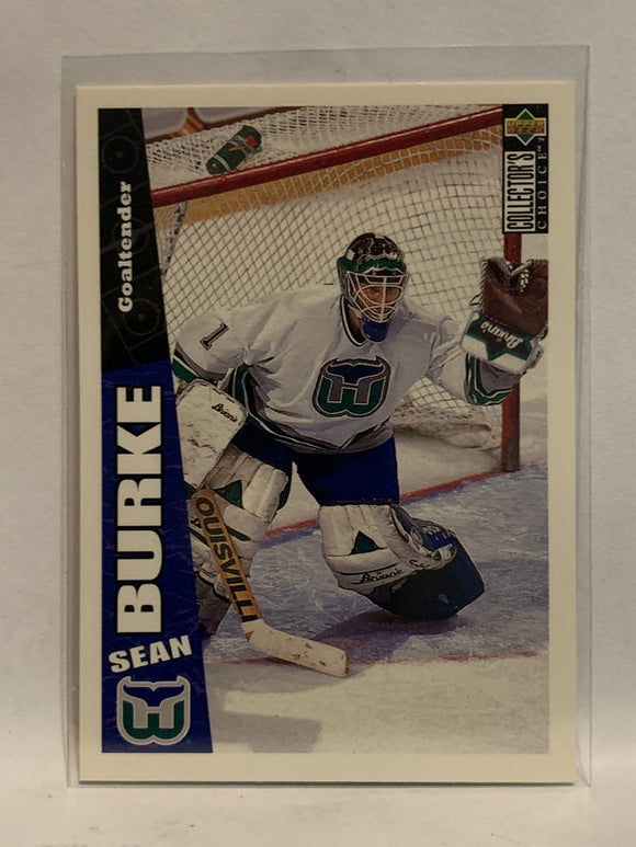 #119 Sean Burke Hartford Whalers 1996-97 Upper Deck Collector's Choice Hockey Card