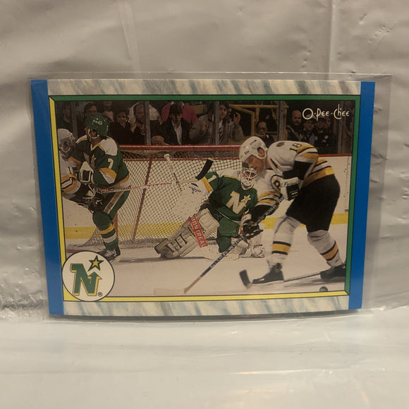 #306 1988-89 Final Standing Minnesota North Stars 1989-90 O-Pee-Chee  Hockey Card HA