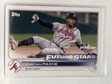 #183 Cristian Pache Future Stars Atlanta Braves 2022 Topps Opening Day Baseball Card