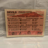 #308 1988-89 Final Standing New Jersey devils 1989-90 O-Pee-Chee  Hockey Card HA
