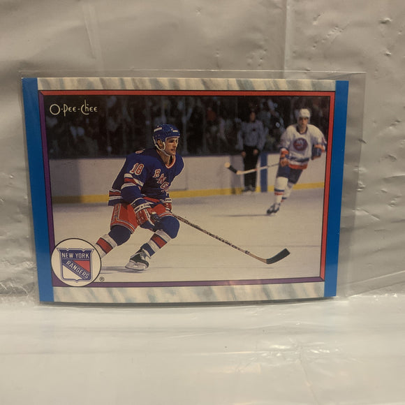 #310 1988-89 Final Standing  New York Rangers 1989-90 O-Pee-Chee  Hockey Card HA