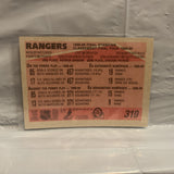 #310 1988-89 Final Standing  New York Rangers 1989-90 O-Pee-Chee  Hockey Card HA