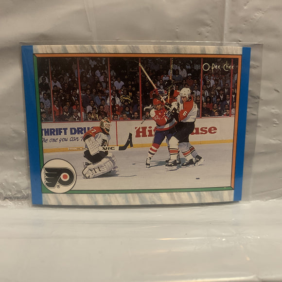 #311 1988-89 Final Standing Philadelphia Flyers 1989-90 O-Pee-Chee  Hockey Card HA