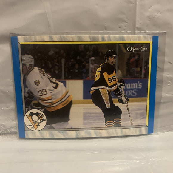 #312 1988-89 Final Standing  Pittsburgh Penguins 1989-90 O-Pee-Chee  Hockey Card HA