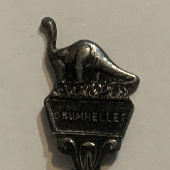 Drumheller Dinosaur Alberta Collectable Souvenir Spoon CO