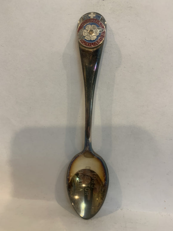 1985 Director BCAHA Hospital Auxillary Souvenir Spoon
