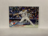 #315 Chris Rowley Rookie Toronto Blue Jays 2018 Topps Series 1 Baseball Card NZ