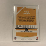 #66 Nick Chubb Cleveland Browns  2019 Donruss Football Card AX
