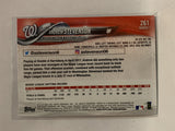 #261 Andrew Stevenson Rookie Washington Nationals 2018 Topps Series One  Baseball Card MLB