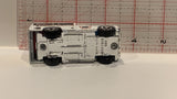 White Bomb Squad Truck  Hot Wheels Toy Diecast Car
