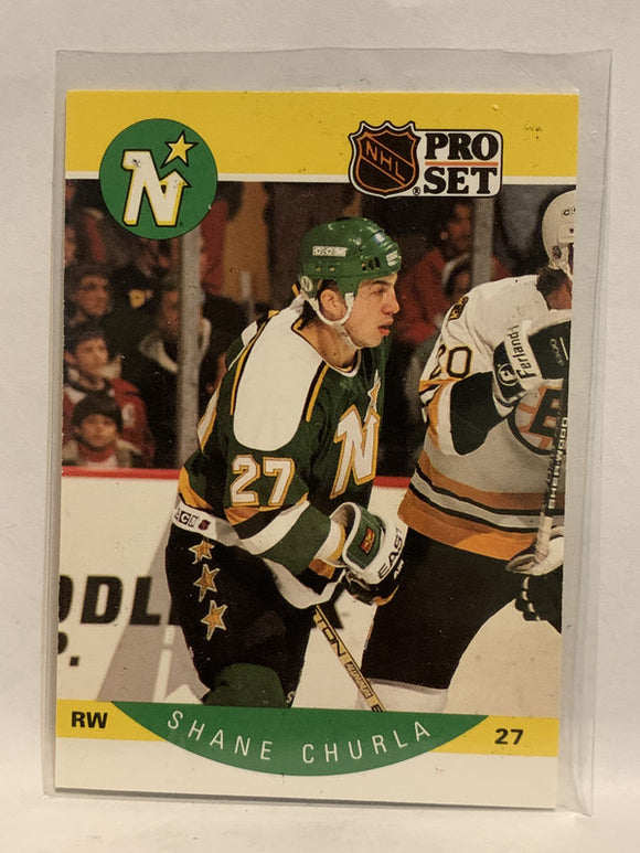 #135 Shane Churla Minnesota Twins 1990-91 Pro Set Hockey Card