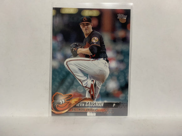 #343 Kevin Gausman Baltimore Orioles 2018 Topps Series 1 Baseball Card NZ