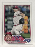 #28 Corey Knebel Philadelphia Phillies 2023 Topps Series One Baseball Card