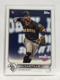 #165 Ivan Castillo Rookie San Diego Padres 2023 Topps Series One Baseball Card