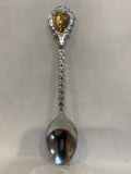 August Gladiolus Flowers Souvenir Spoon