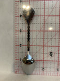 August Gladiolus Flowers Souvenir Spoon
