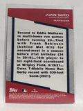 #BS-20 Juan Soto Bomb Squad Washington Nationals 2022 Topps Opening Day Baseball Card