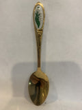 White Lily of the Valley Flowers Souvenir Spoon