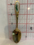 White Lily of the Valley Flowers Souvenir Spoon
