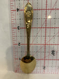 White Lily of the Valley Flowers Souvenir Spoon
