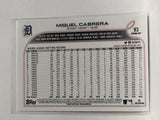 #93 Miguel Cabrera Detroit Tigers 2022 Topps Opening Day Baseball Card